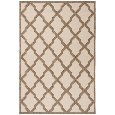 Safavieh Linden 100 5 ft. 1 in. x 7 ft. 6 in. Rectangle Area Rug Cream & Beige LND122C-5